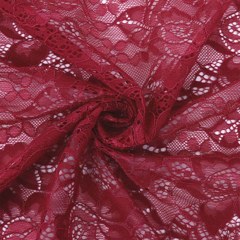 Lace Fabric Dress Cutwork Polyester for Women's Wear Wholesale Supplie 11